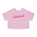Retro Meet Barbara Women's Crop Tee - 80's