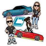 Official LUE Crew Sticker Pack