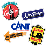 LUE Creative Racing Contingency Sticker Pack