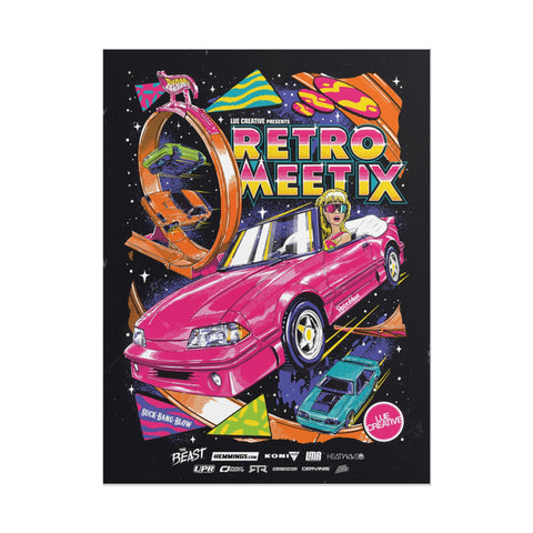 Retro Meet IX Poster (2025)