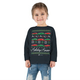 Holiday Horses Toddler Long Sleeve Tee