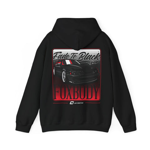 Fade to Black Fox Body Hoodie