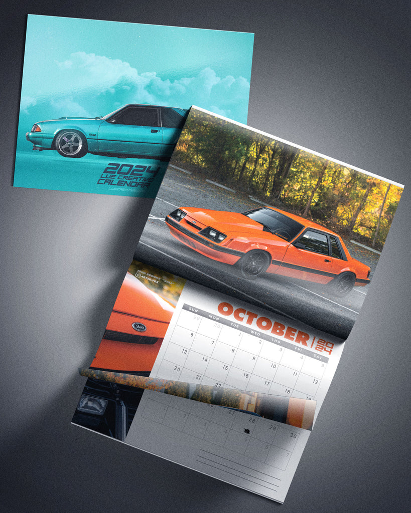 LUE Creative 2024 Fox Body Mustang Calendar – LUE Creative Apparel