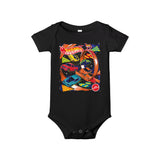 Retro Meet Track Stars Infant Short Sleeve Onesie