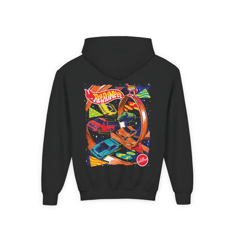 Retro Meet Track Stars Youth Hoodie