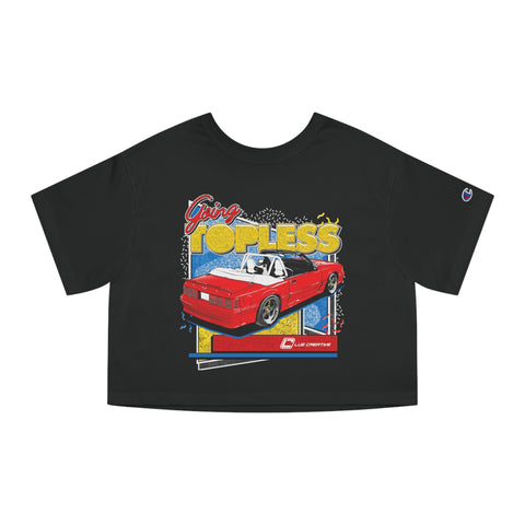 Going Topless Fox Body Women's Crop Tee