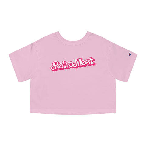 Retro Meet Barbara Women's Crop Tee - 80's