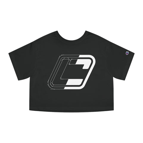 LUE Creative Pulling Points Women's Crop Tee