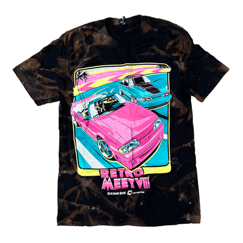 Retro Meet VIII Tee (2024) - Bleach Dye
